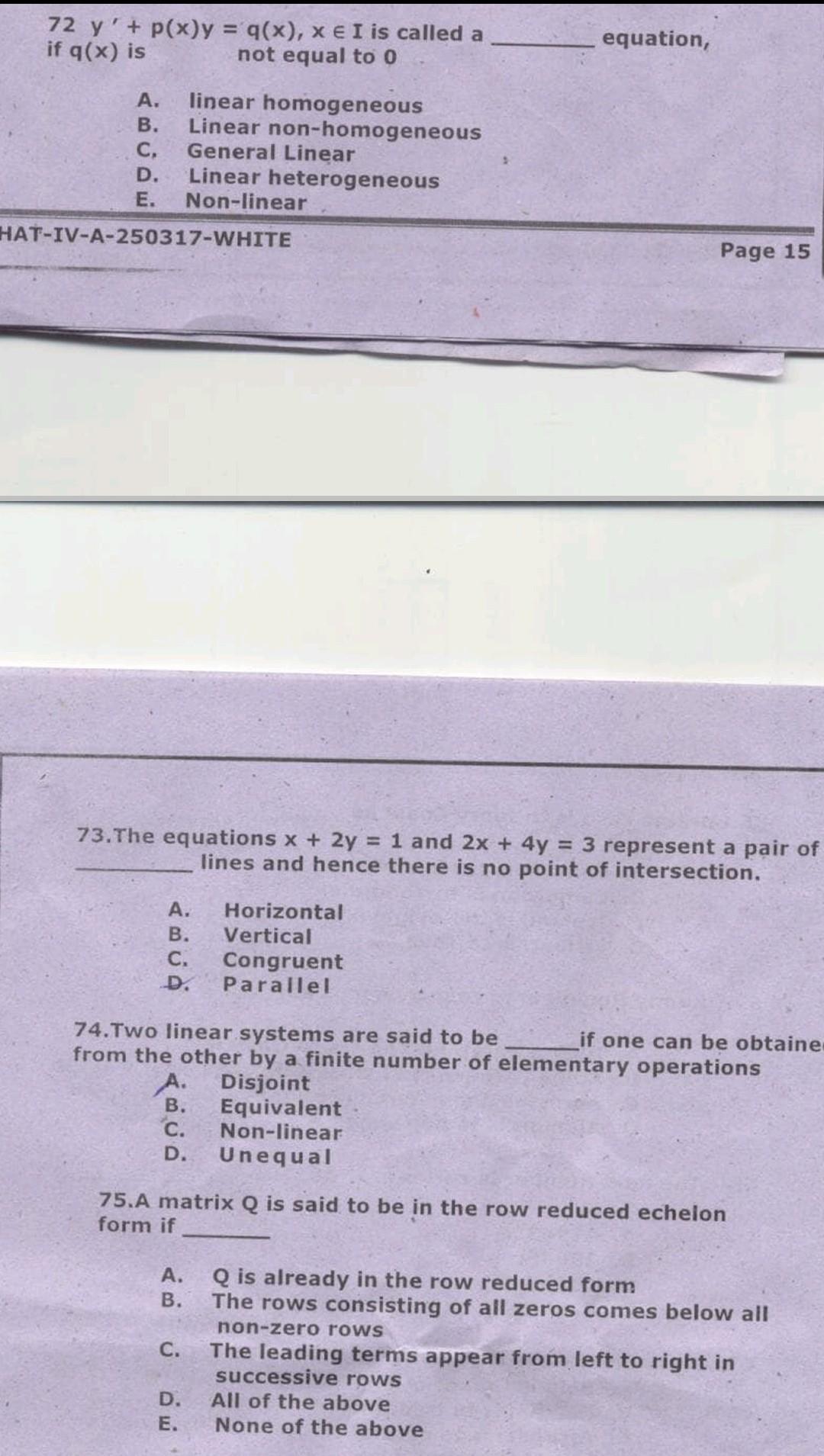 Solved 72 Y P X Y 9 X Xei Is Called A If Q X Is N Chegg Com