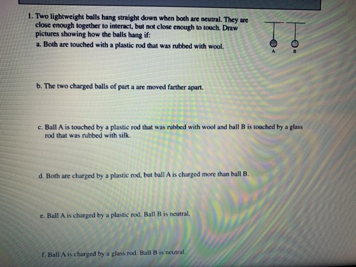 Solved 7. a. Metal sphere A is initially neutral. A