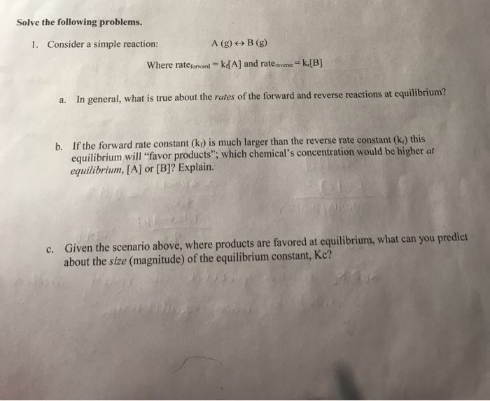 Solved Solve The Following Problems. Consider A Simple | Chegg.com