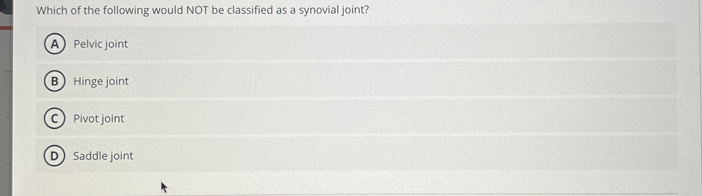 Solved Which of the following would NOT be classified as a