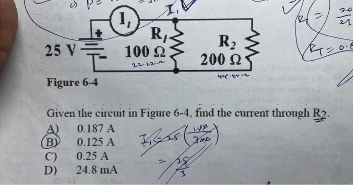 Solved Given The Circuit In Figure 6-4, Find The Current | Chegg.com