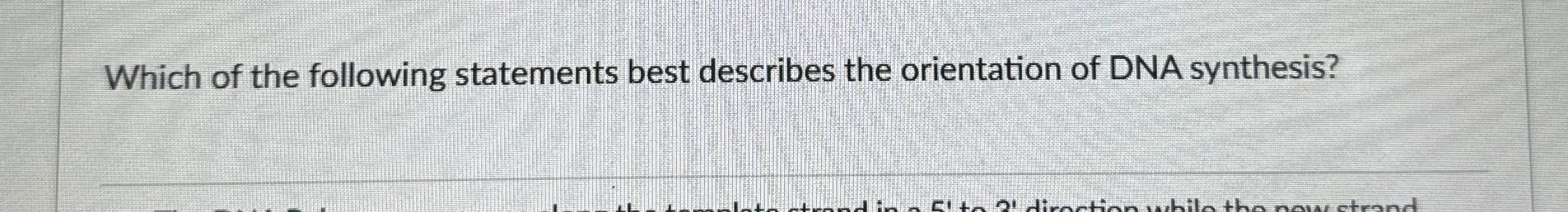 Solved Which of the following statements best describes the | Chegg.com
