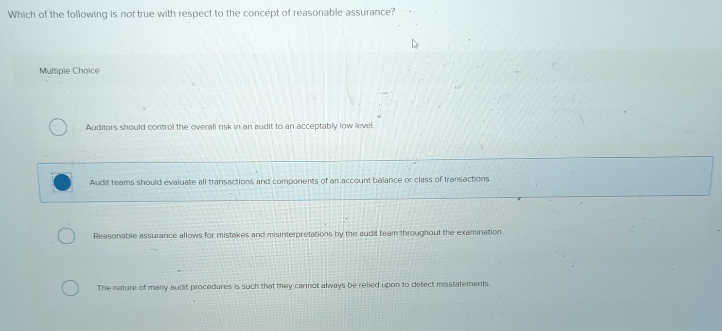 Solved Which of the following is not true with respect to | Chegg.com