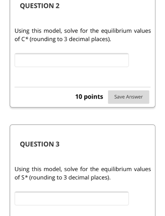 Solved Consider The Following Model Of The Goods Market In A | Chegg.com