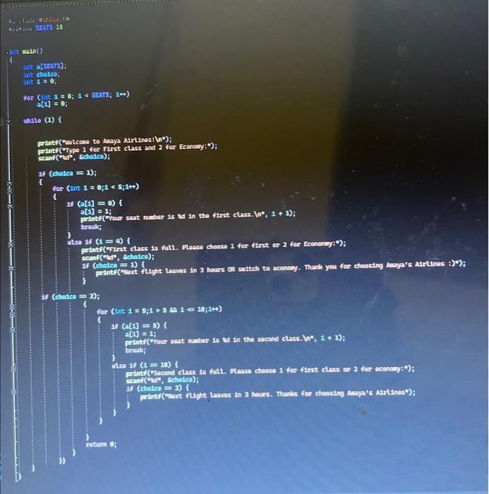 Solved hello! so im creating a code and when i type the | Chegg.com