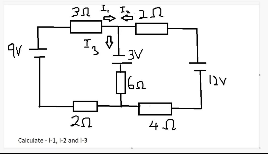 Solved ди зл Із в 3 252 I, : 21 3V Пол Calculate - I-1, 1-2 | Chegg.com