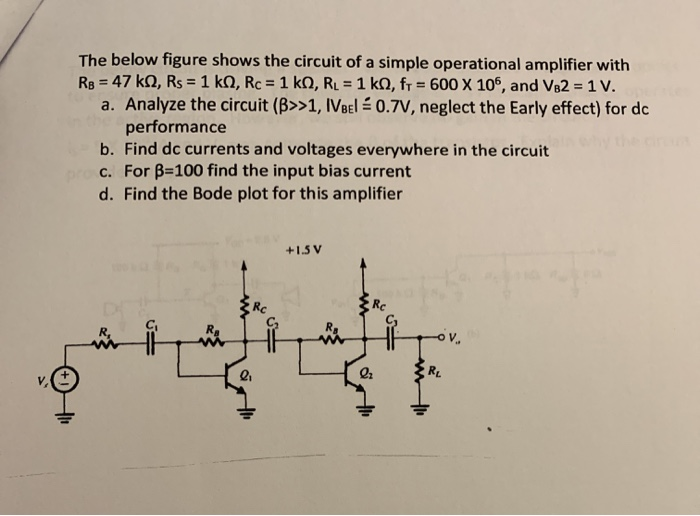 Solved The Below Figure Shows The Circuit Of A Simple | Chegg.com