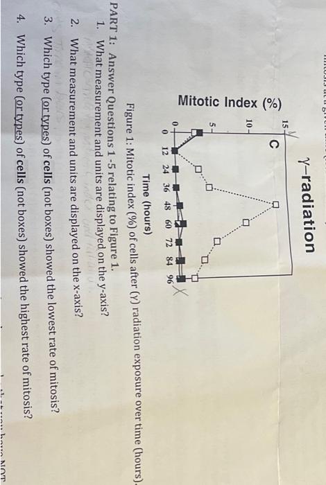 Solved Figure 1 Mitotic index of cells after Biology Diagrams