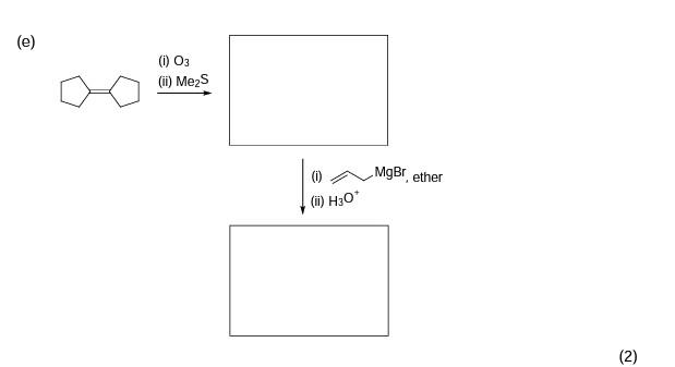 Solved In Each Of The Following Give The Structure Of The | Chegg.com