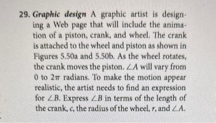 Solved 9. Graphic design A graphic artist is designing a Web | Chegg.com