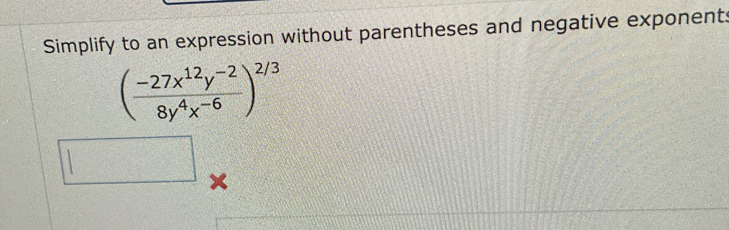 Solved Simplify to an expression without parentheses and | Chegg.com