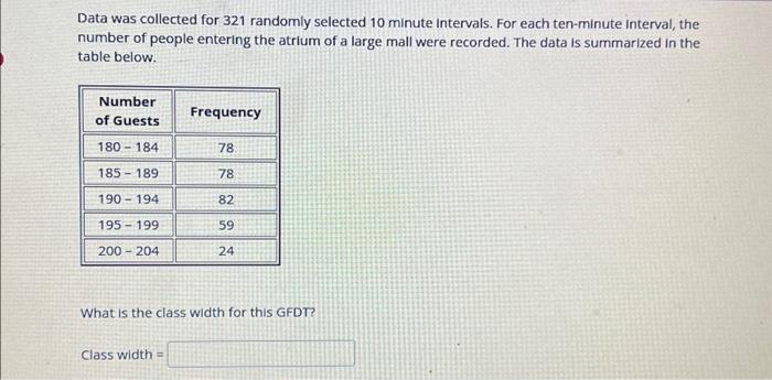 Solved Data was collected for 321 randomly selected 10 | Chegg.com