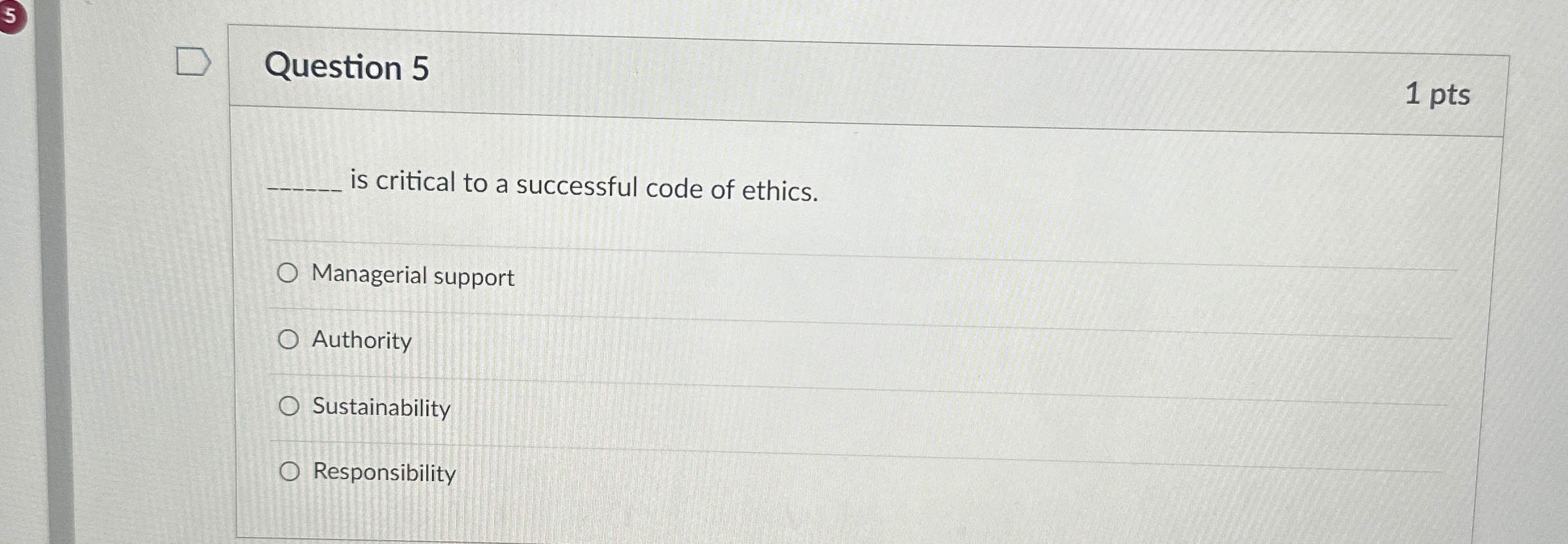 Solved 5Question 51 ﻿ptsq, ﻿is Critical To A Successful Code | Chegg.com