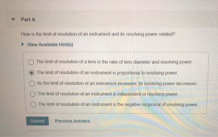 solved-part-a-how-is-the-limit-of-resolution-of-an-chegg