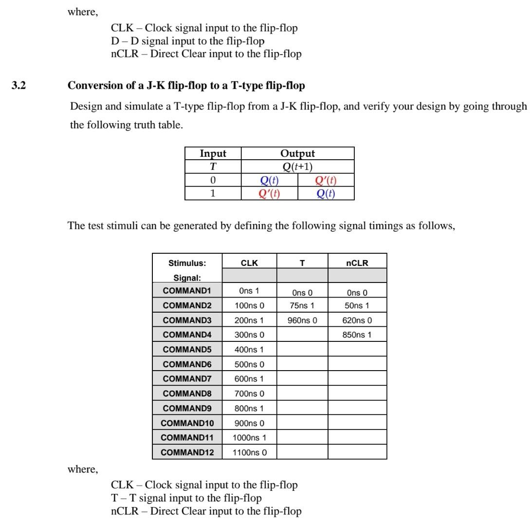 Solved Conversion of a J-K flip-flop to a D-type flip-flop: | Chegg.com