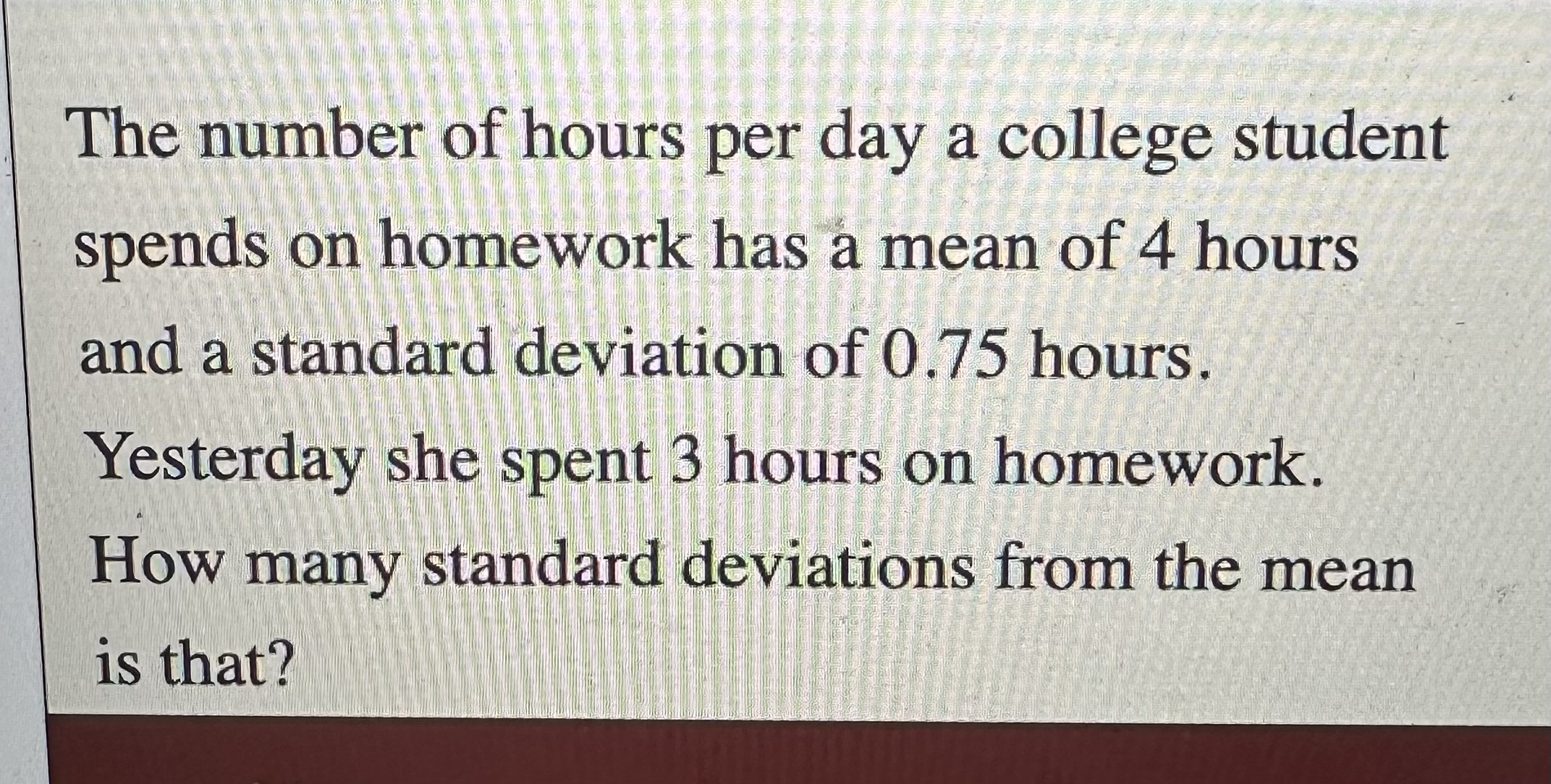 what is the average homework hours per night