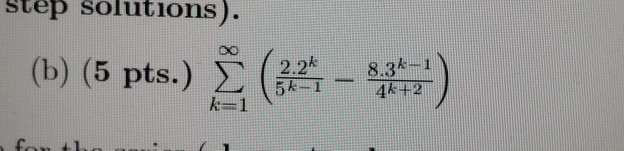 Solved Step Solutions). (b) (5 Pts.) È (4-7) Fa | Chegg.com