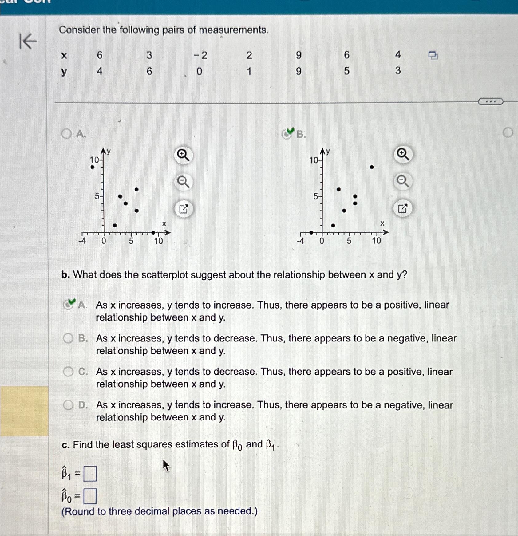 Solved Consider the following pairs of | Chegg.com