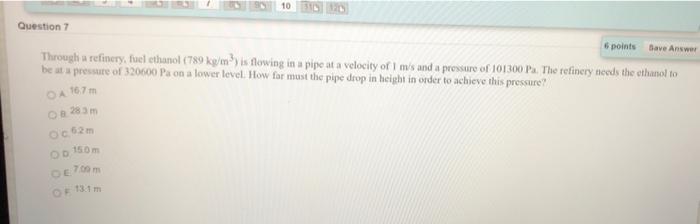 Solved 1036 Question 7 6 points Save Answer Through a | Chegg.com