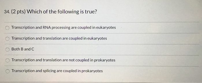 Solved 34. (2 Pts) Which Of The Following Is True? | Chegg.com Solved 34. (2 Pts) Which Of The Following Is True? | Chegg.com