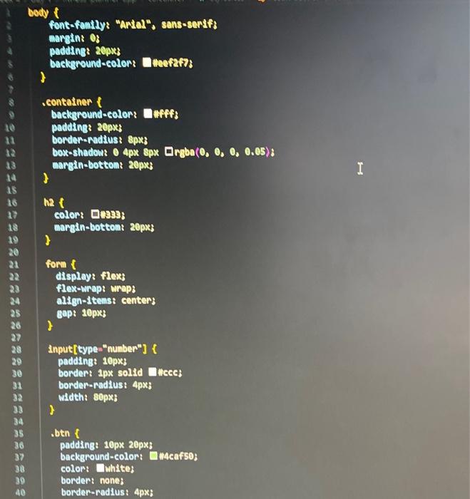 Solved attached is my code i need the two section added | Chegg.com