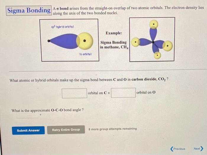 Solved Sigma Bonding A o bond arises from the straight-on | Chegg.com