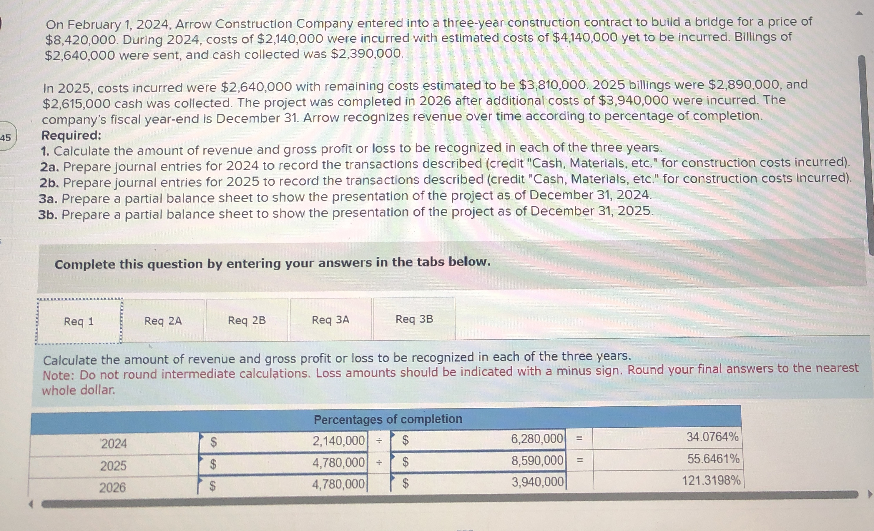 Solved On February 1, 2024, ﻿Arrow Construction Company