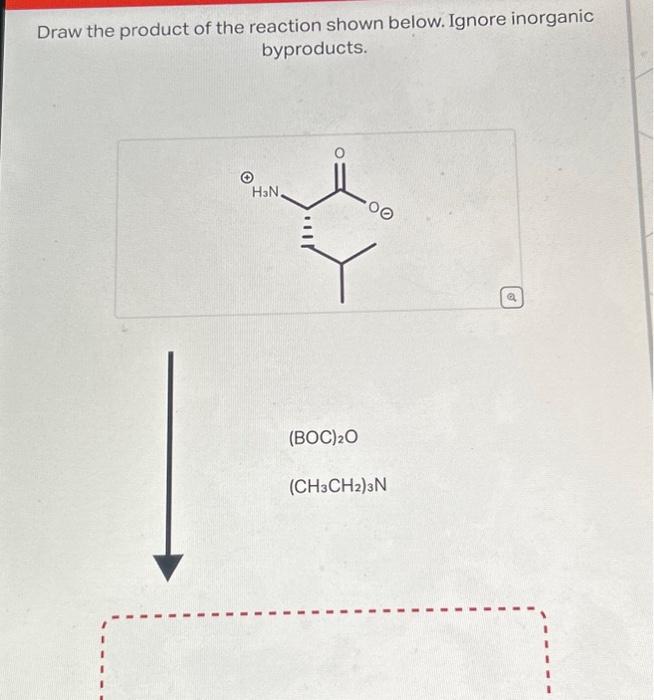 Solved Draw the product of the reaction shown below. Ignore | Chegg.com