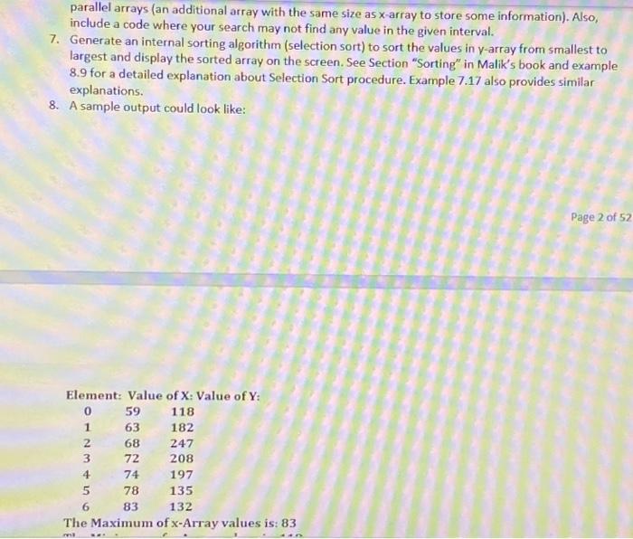 Solved PART 1 This part you will define two fixed size 1-D | Chegg.com