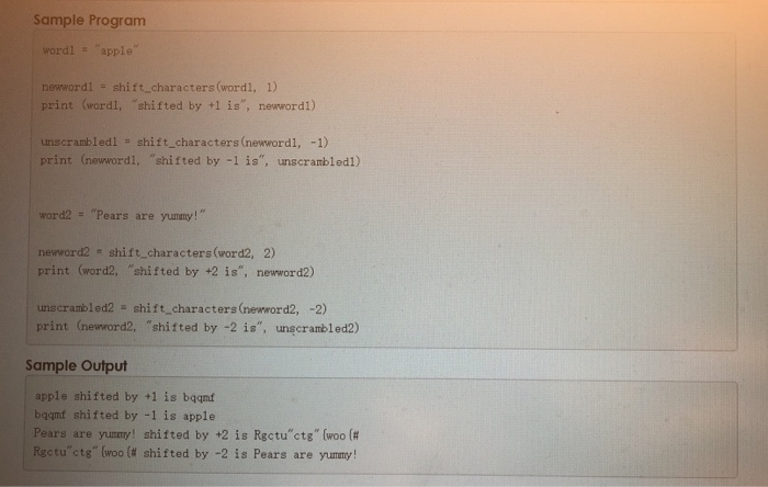 Solved Part 3a For this part you will be writing a series of | Chegg.com