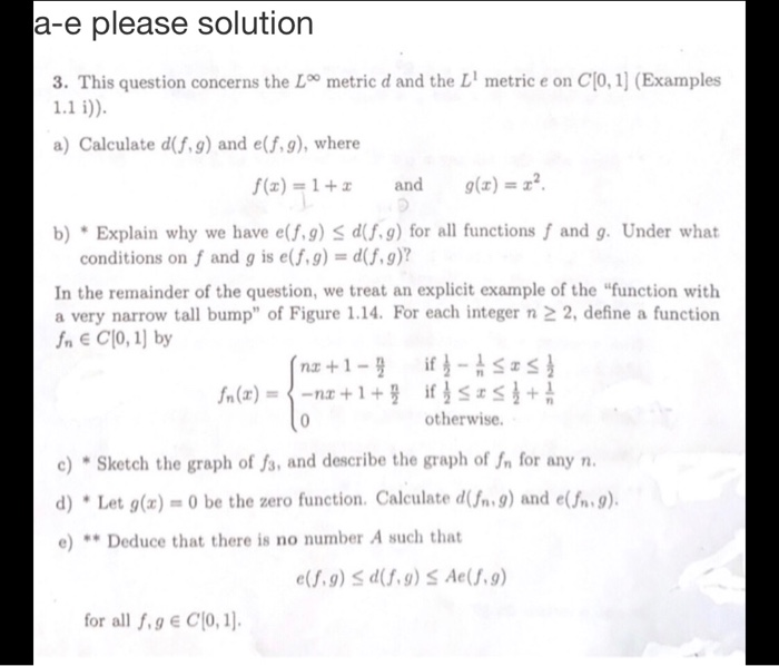 Solved A E Please Solution 3 This Question Concerns The Chegg Com