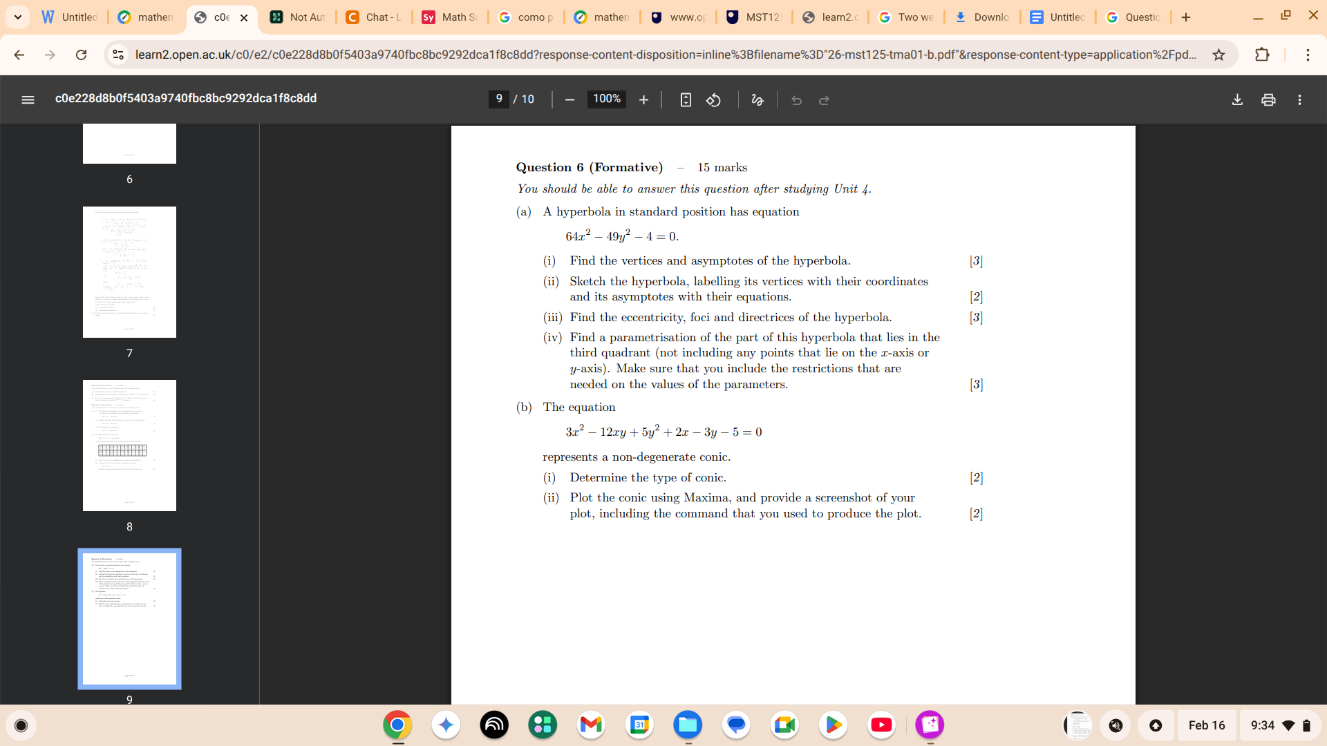 Solved You should be able to answer this question after | Chegg.com