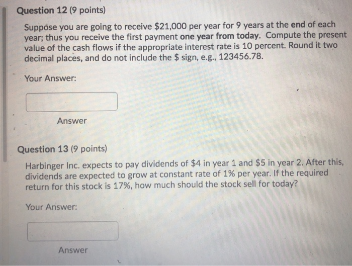 Solved Question 12 (9 points) Suppose you are going to | Chegg.com