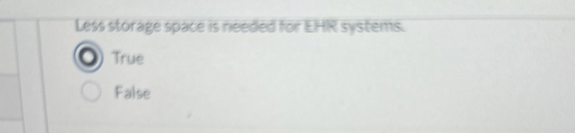 Solved Less storage space is needed for EHIR | Chegg.com