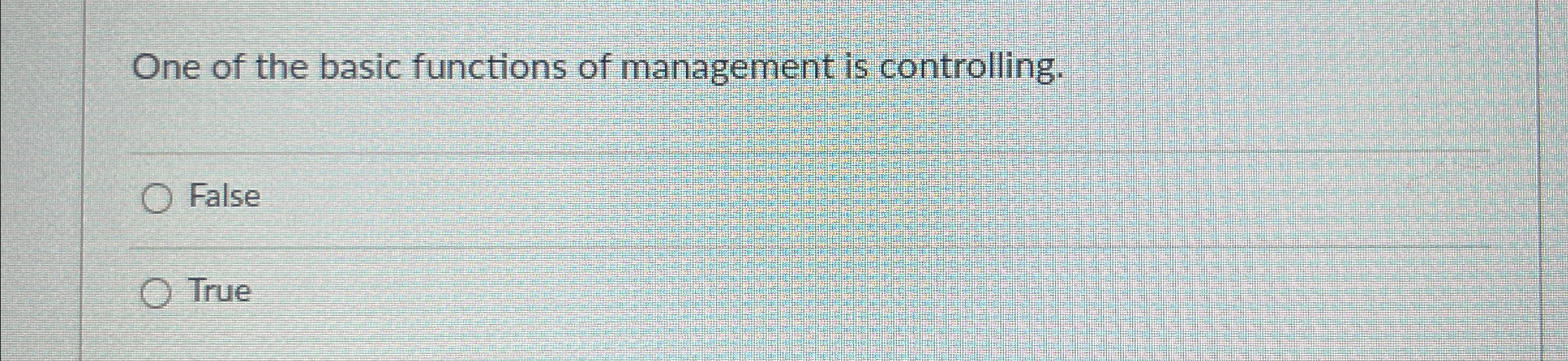 Solved One of the basic functions of management is | Chegg.com