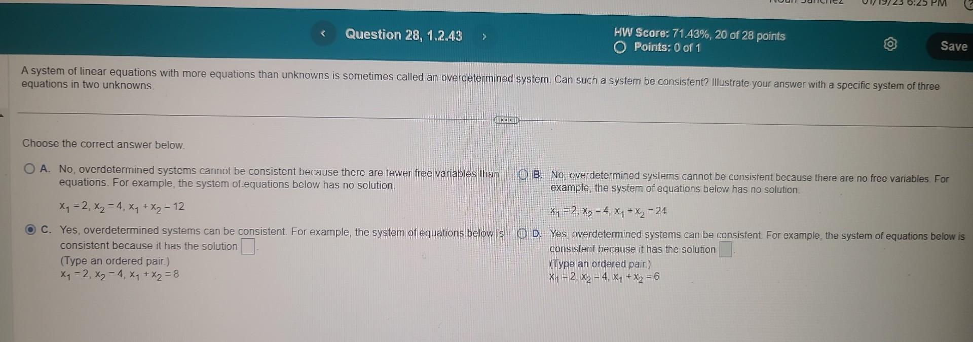 Solved Choose H And K Such That The System Has (a) No | Chegg.com