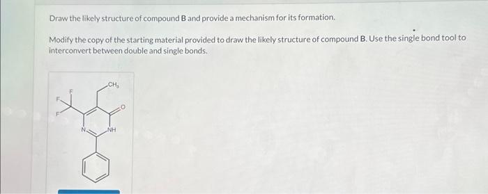 Draw The Likely Structure Of Compound B And Provide A | Chegg.com