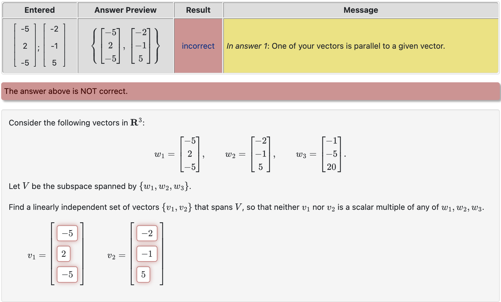 Vectors In R3 Solved Consider the following vectors in R3 | Chegg.com