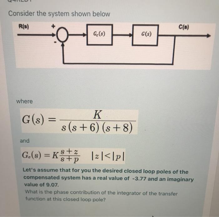 Solved Qsrld2 Consider The System Shown Below Of R S C S