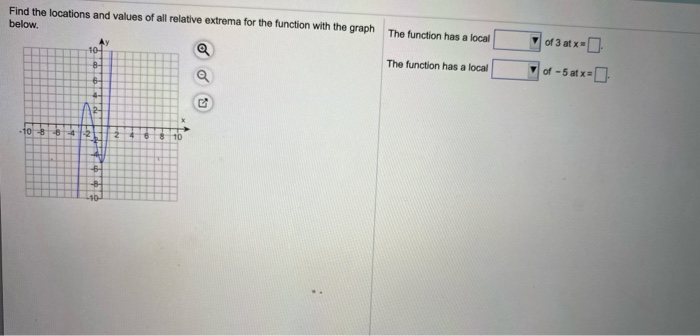 Solved Find the locations and values of all relative extrema | Chegg.com