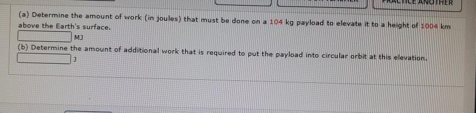 Solved THER (a) Determine the amount of work (in joules) | Chegg.com