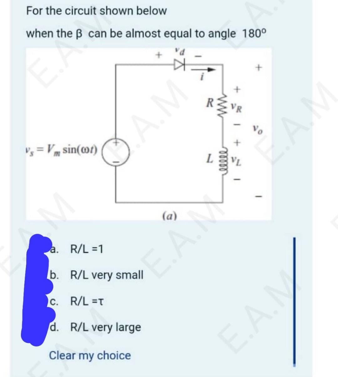 Solved For The Circuit Shown Below When The β Can Be Almost | Chegg.com