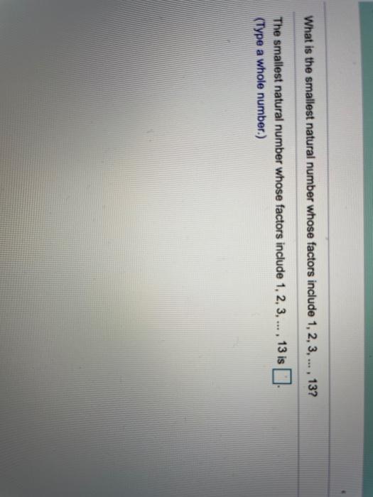smallest number with 1 2 3 4 and 5 as factors