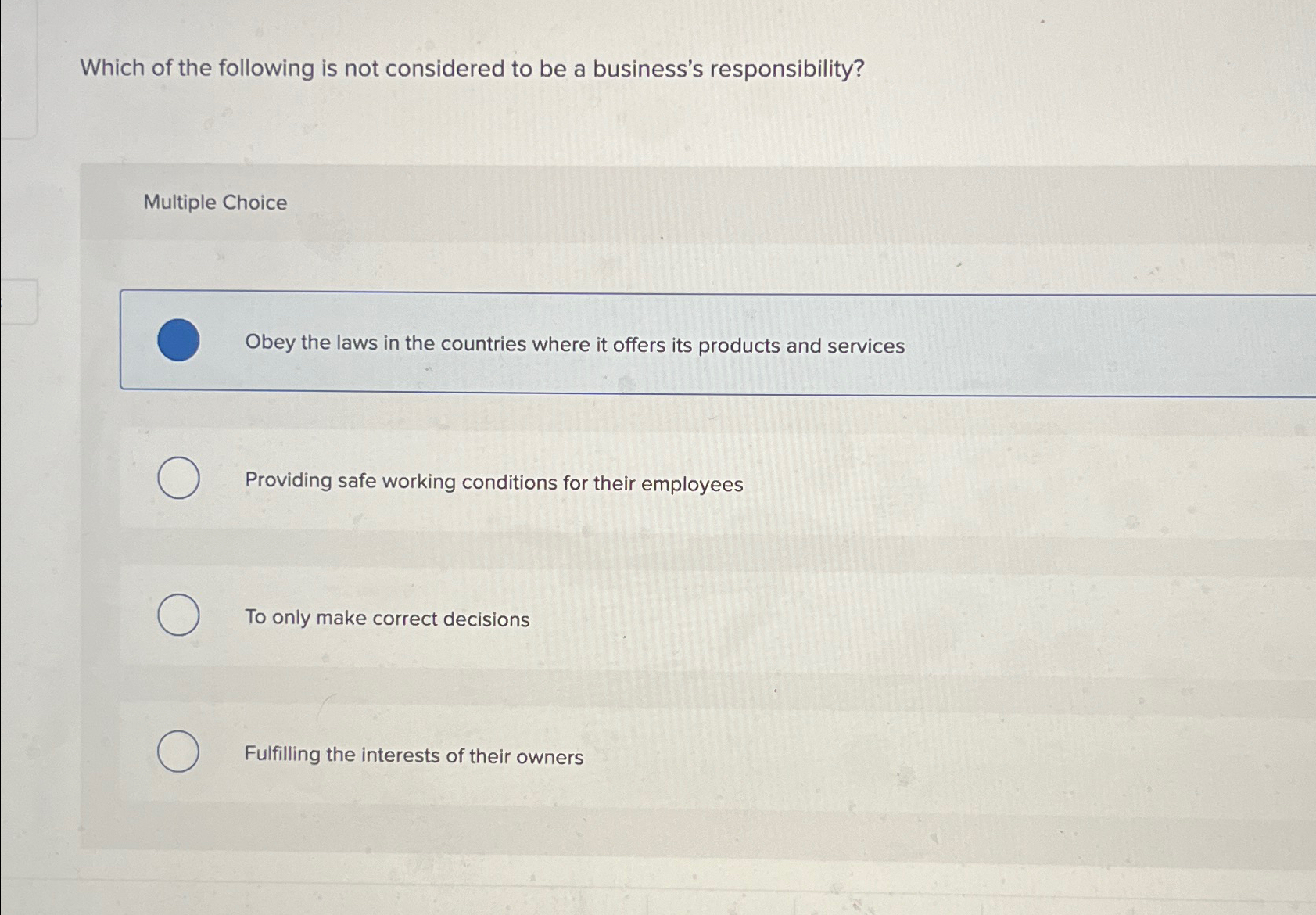 Solved Which of the following is not considered to be a | Chegg.com