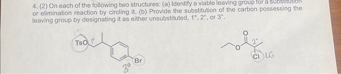 Solved 4. (2) On each of the following two structures: (a) | Chegg.com