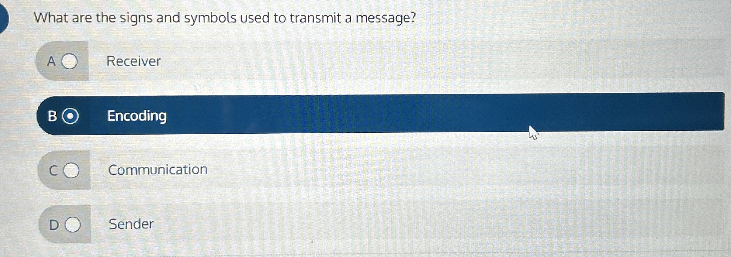 Solved What are the signs and symbols used to transmit a | Chegg.com