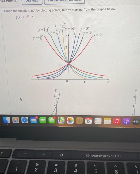 Solved Graph the function, not by plotting points, but by | Chegg.com
