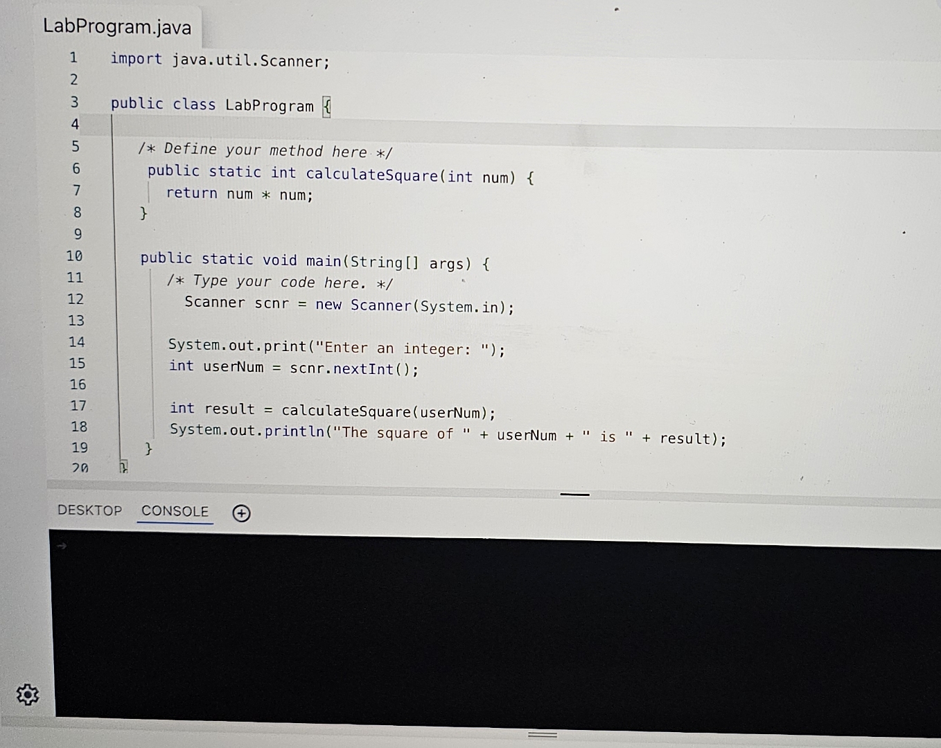 Solved LABACTIVITY8.15.1: LAB: Sort an array010Define a | Chegg.com