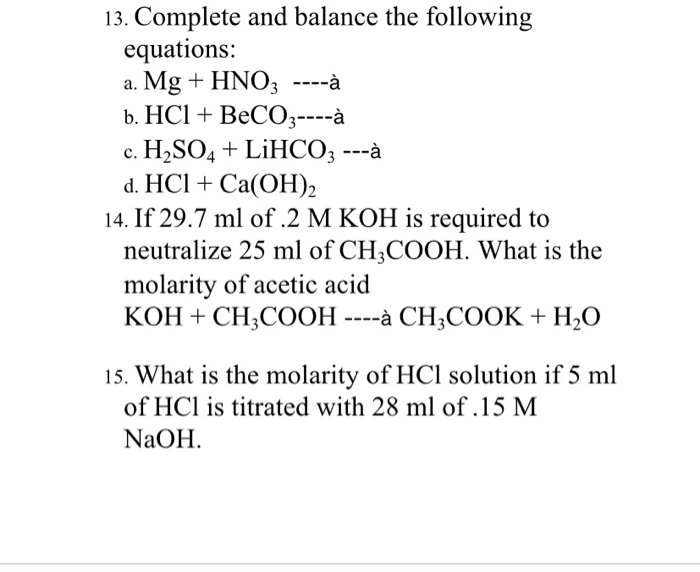 CH3COOK HCl - Phản ứng hóa học và ứng dụng thực tế