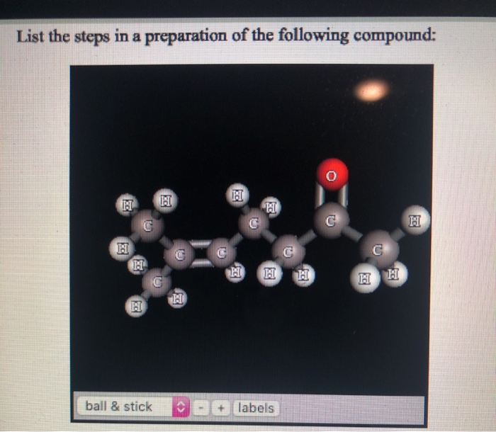 Solved List the steps in a preparation of the following | Chegg.com